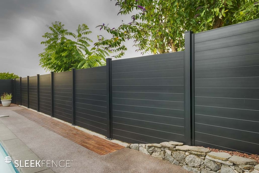 Aluminum Privacy  Fence  Panel Sleek Modern  Aluminum 