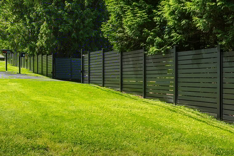 A modern fence for Austin Texas homeowners